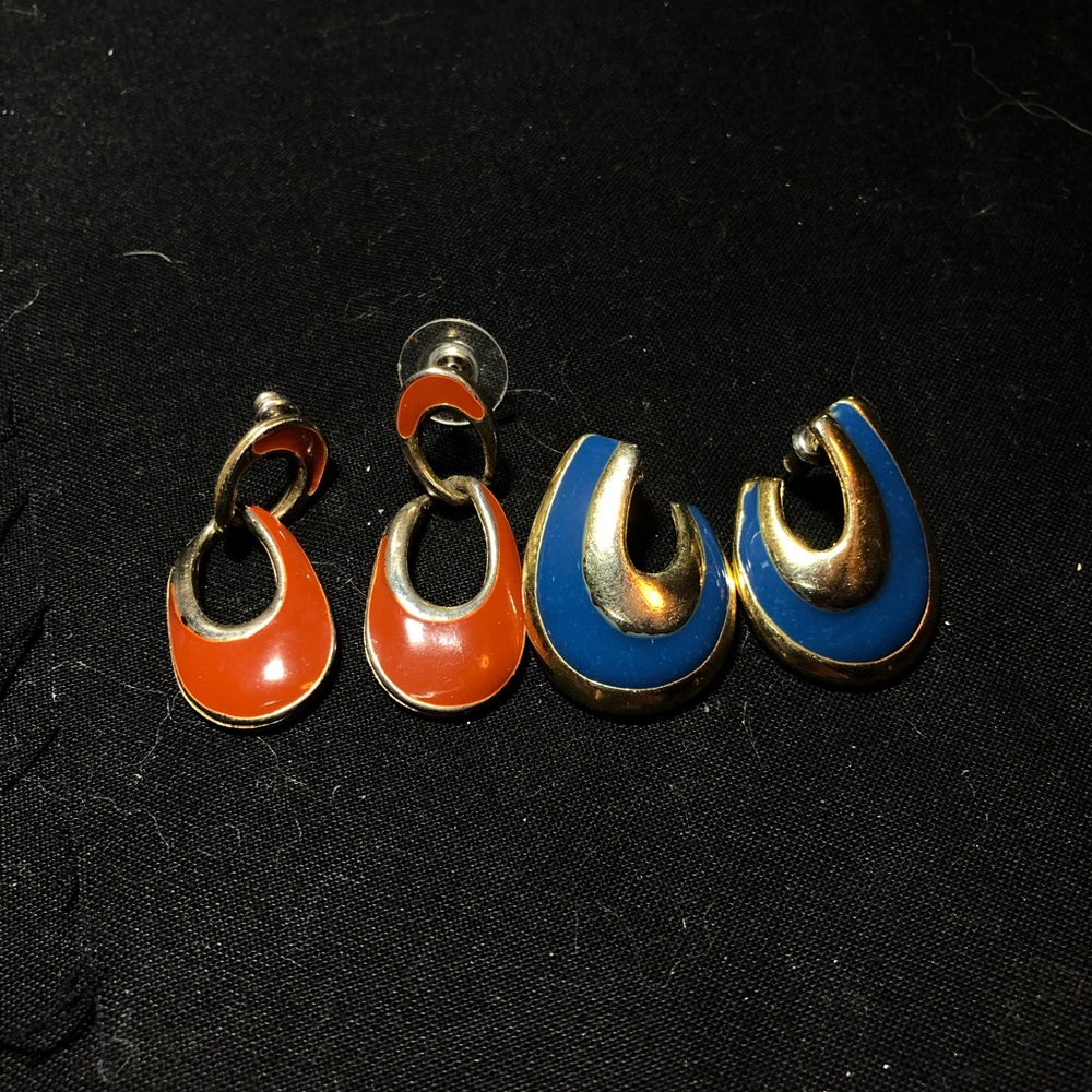 Enamel Earrings